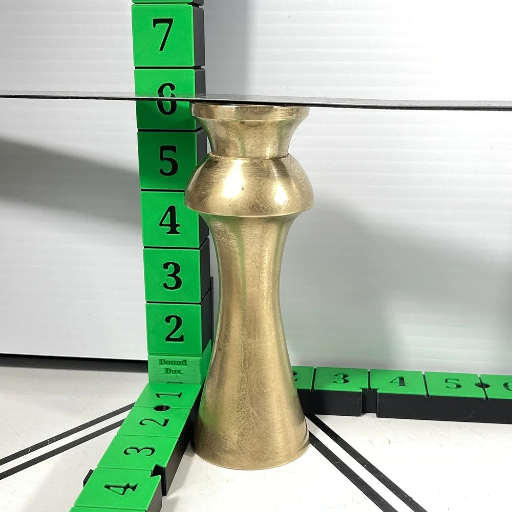 Vintage Solid Brass Bud Vase‎ Flared Rim Pedestal Base Gold Tone 5.5 Inch